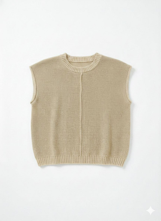 وست بافت Temu مناسب استایل پاییزه با شومیز