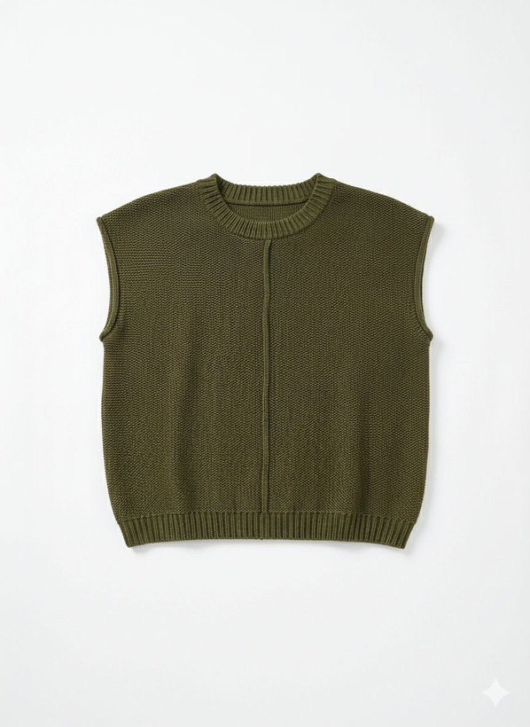 وست بافت زنانه Temu تکپوش ساده و شیک