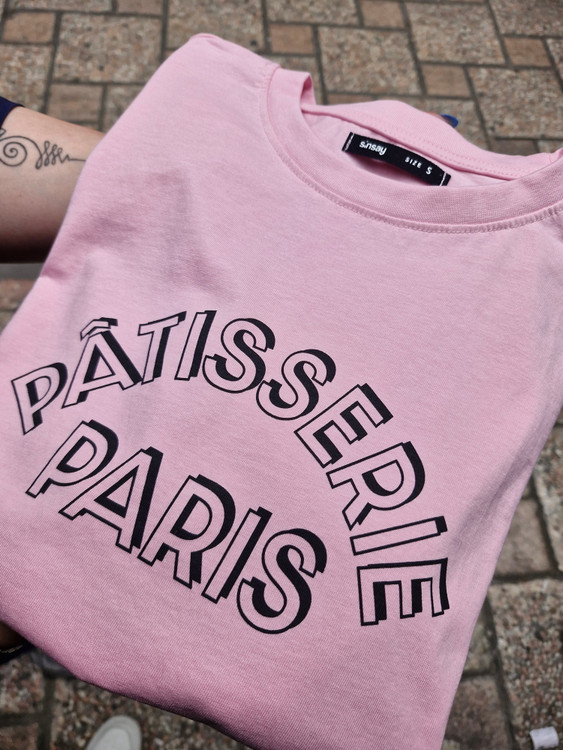تیشرت زنانه وارداتی برند sinsay طرح paris